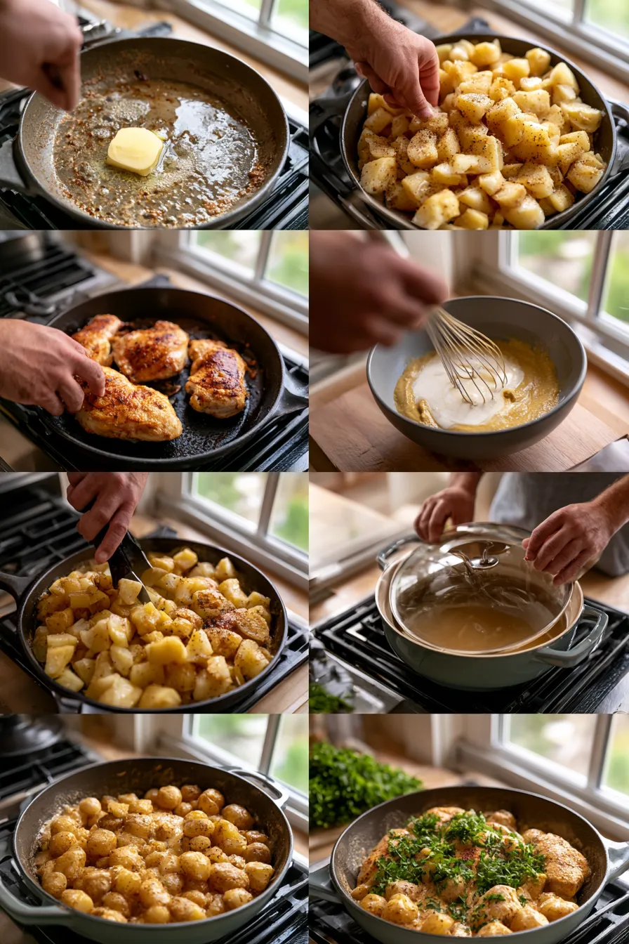 Creamy Dijon Chicken and Potatoes