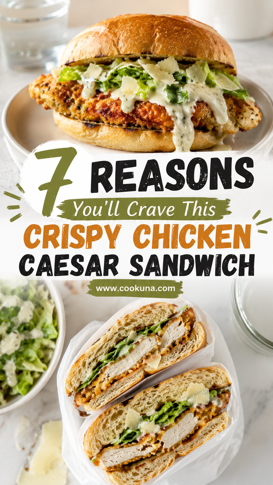 Crispy Chicken Caesar Sandwich