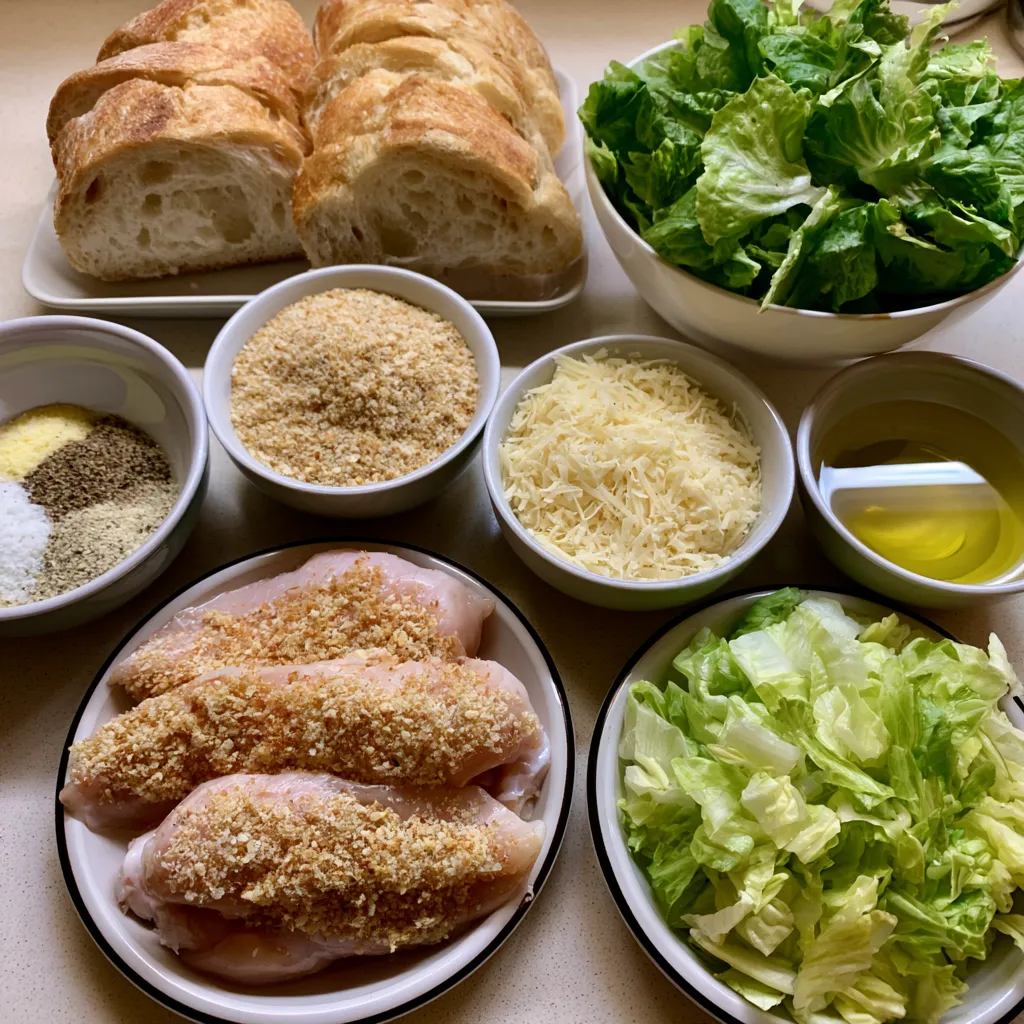 Crispy Chicken Caesar Sandwich