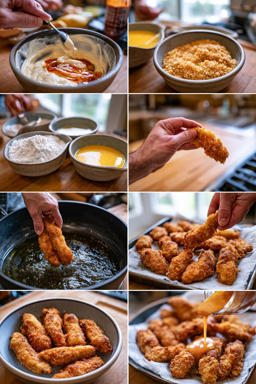 Crispy Chicken Tenders with Bang Bang Sauce