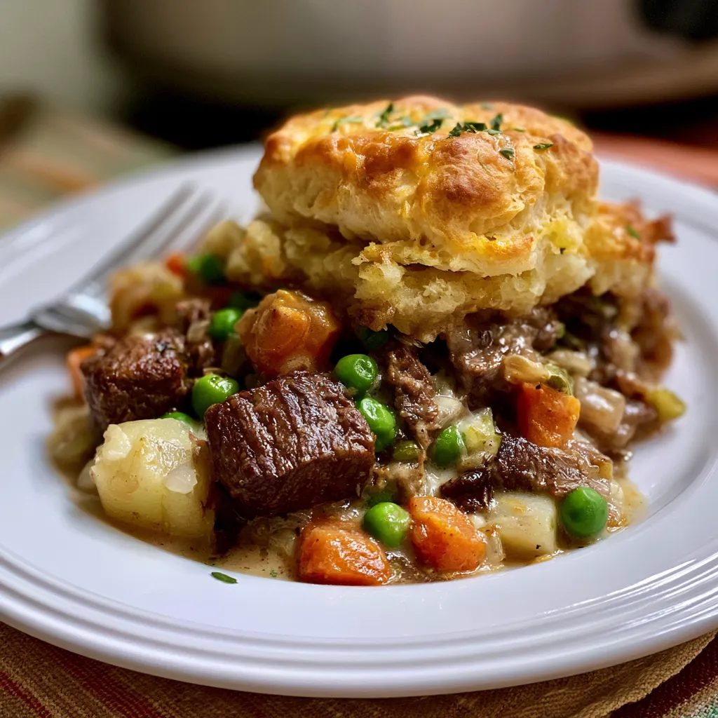 Crock Pot Beef Pot Pie