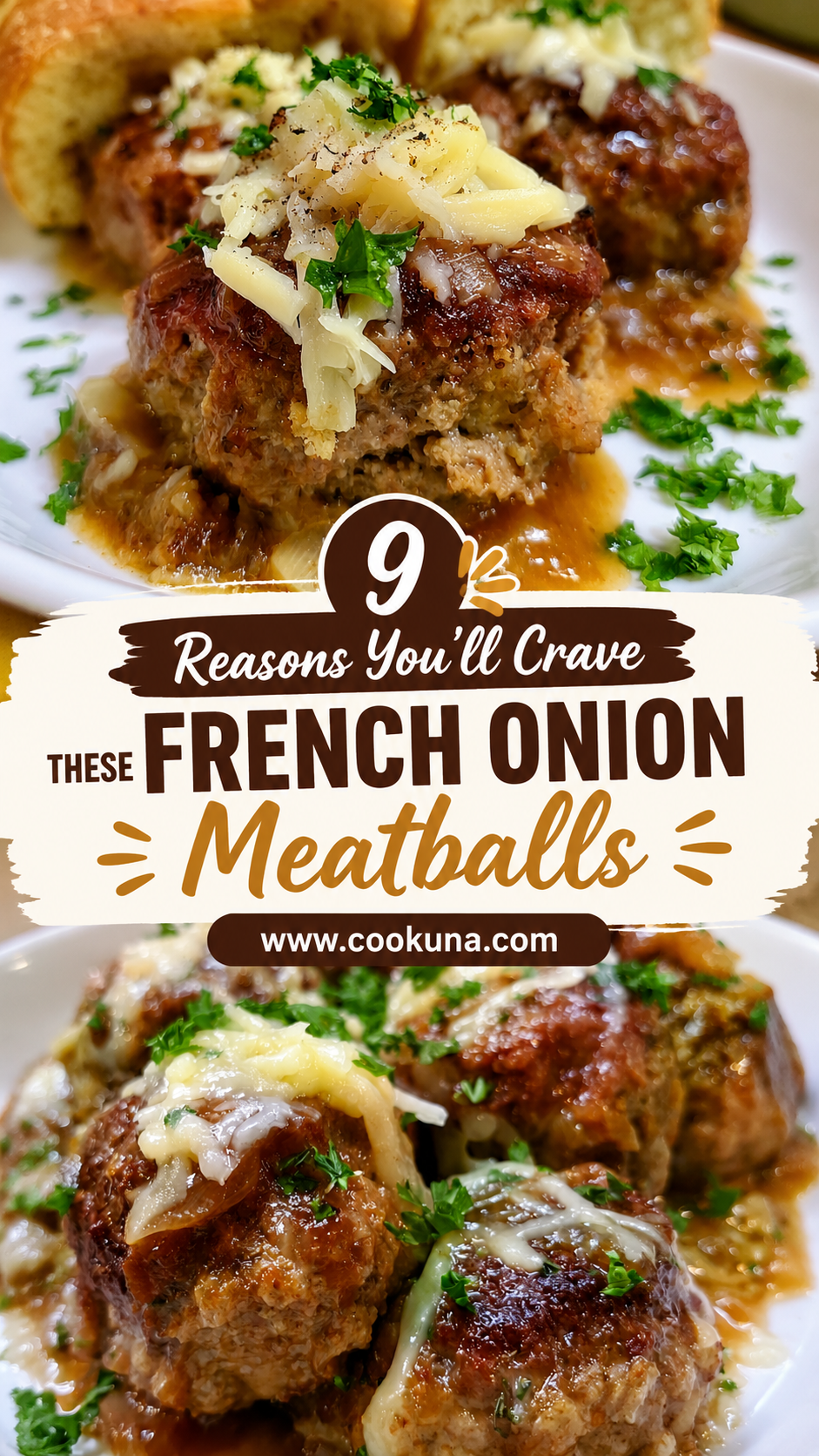 Crock Pot French Onion Meatballs