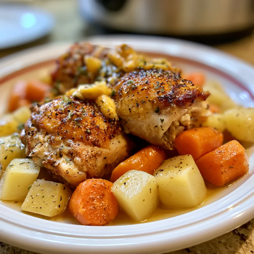 Crockpot Garlic Butter Chicken
