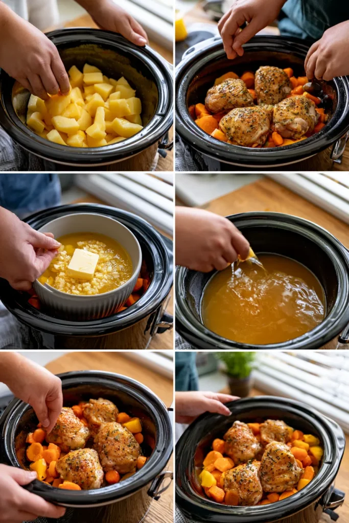 Crockpot Garlic Butter Chicken