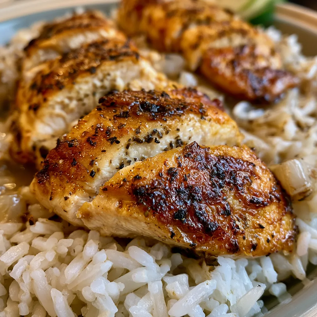Delicious Chicken and Rice Dinner