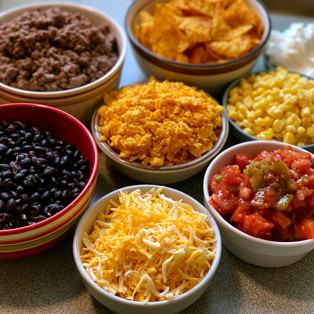 Dorito Casserole Recipe with Beef