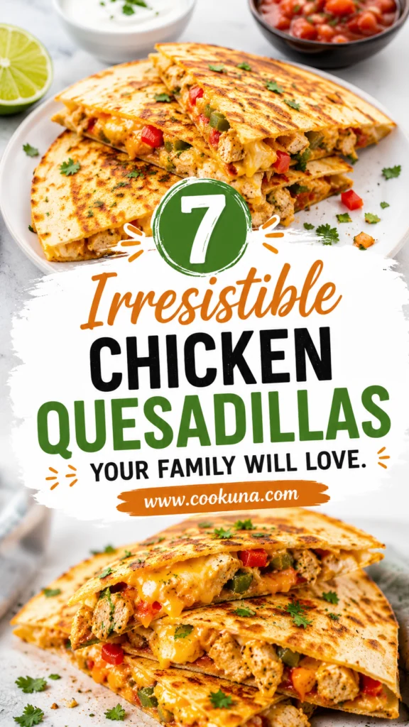 Easy Chicken Quesadillas