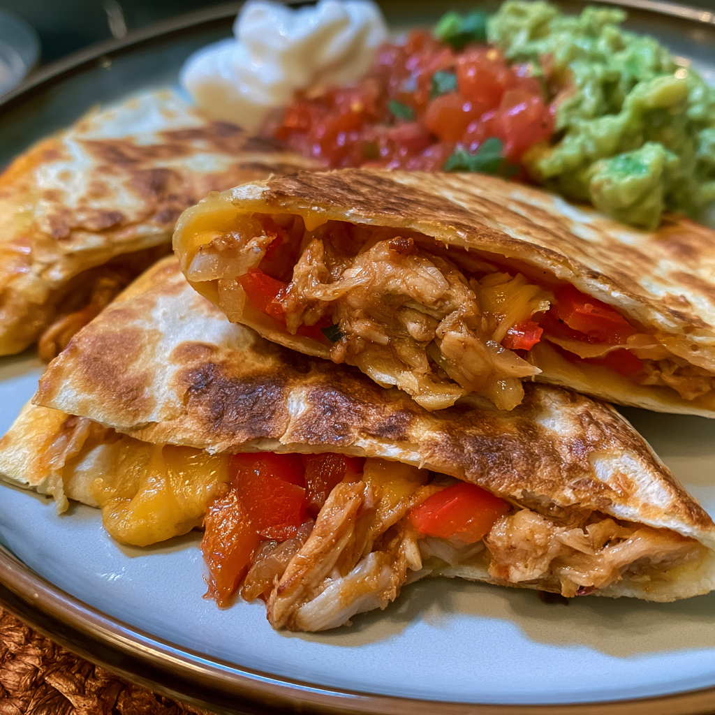 Easy Chicken Quesadillas