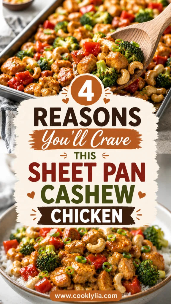 Easy Sheet Pan Cashew Chicken