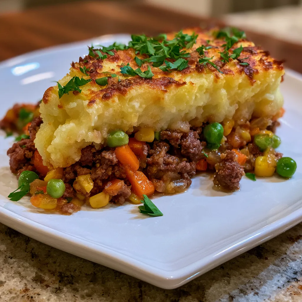 Easy Shepherd's Pie with Grape Juice Gravy