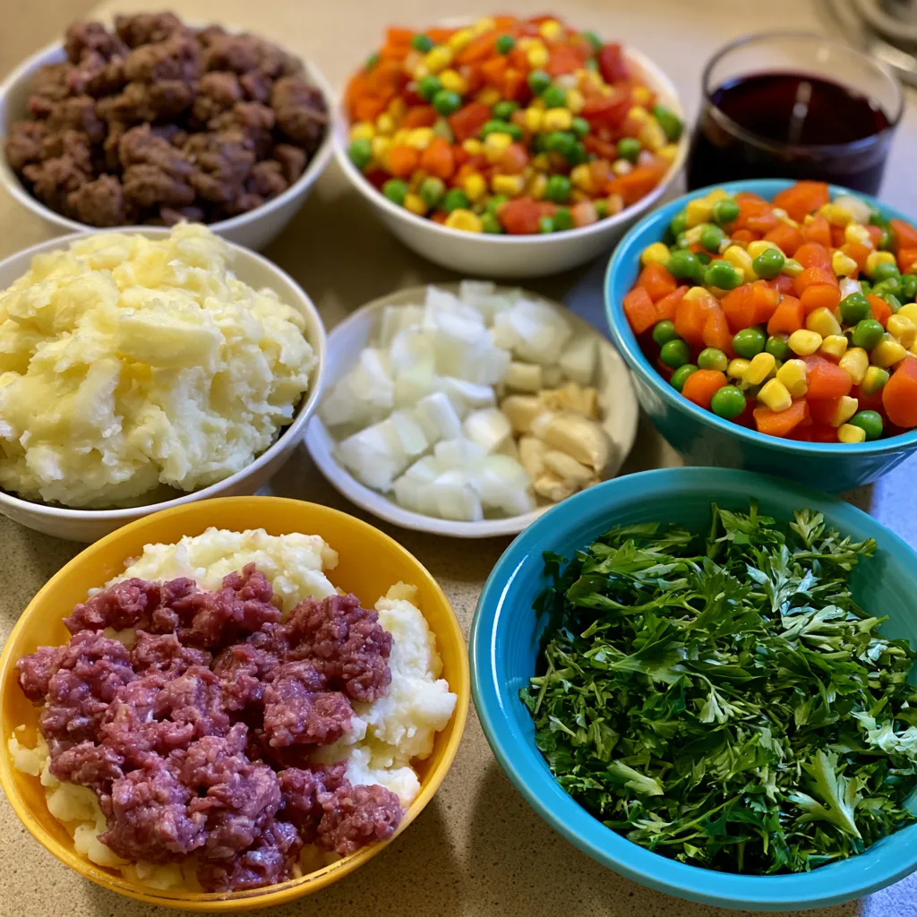 Easy Shepherd's Pie with Grape Juice Gravy