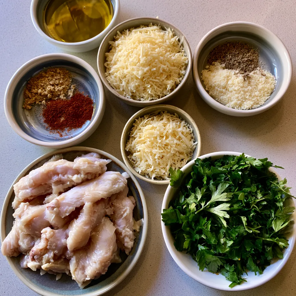 Garlic Parmesan Air Fryer Chicken Tenders
