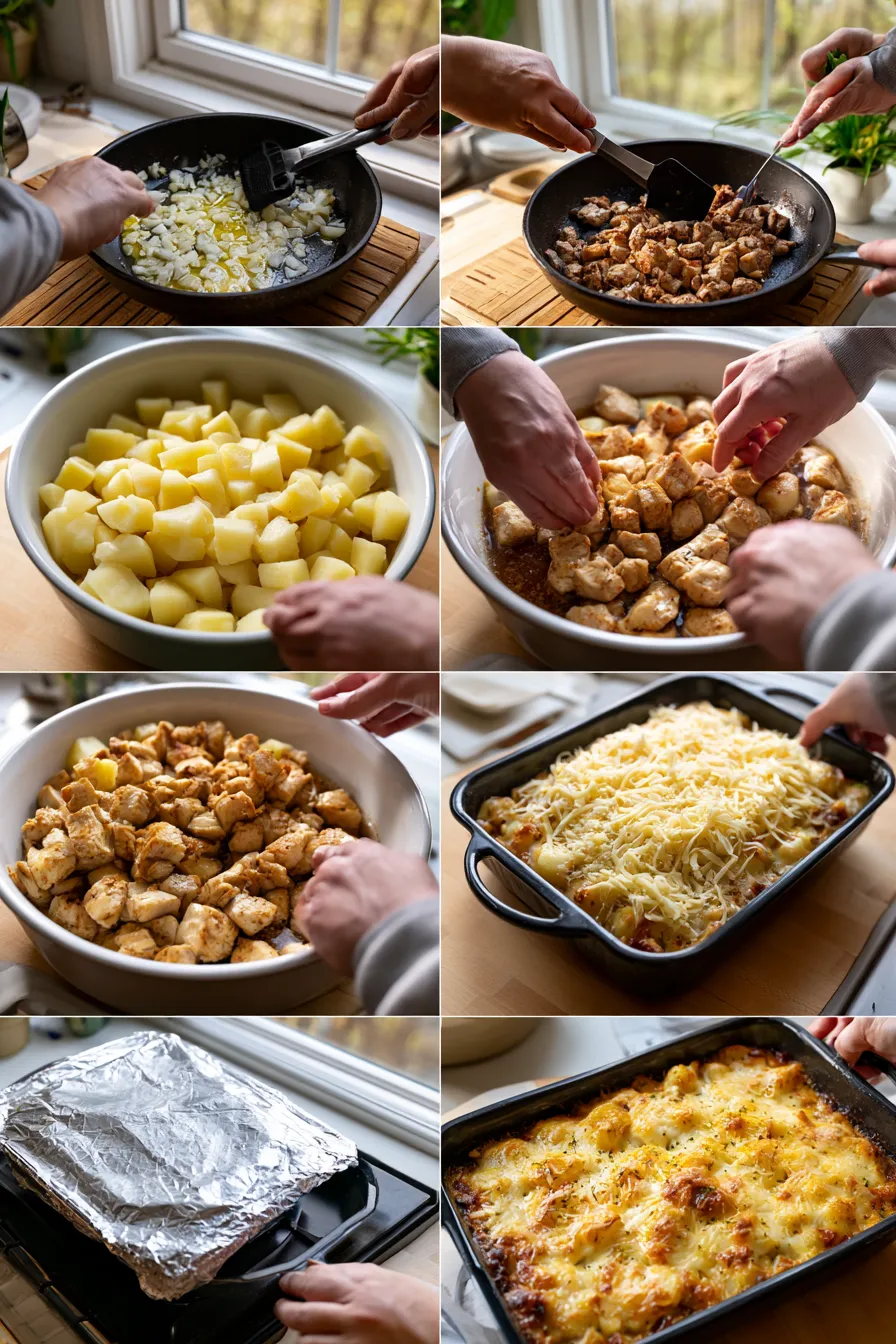 Hearty Chicken and Potato Casserole