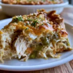 High Protein Crustless Chicken Pot Pie