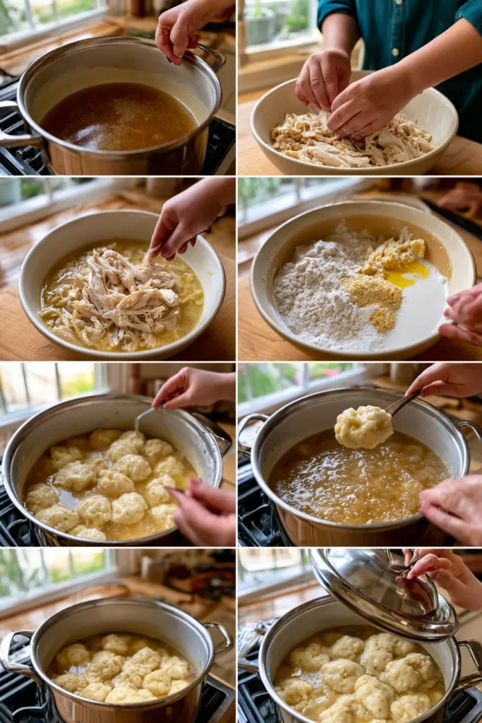 Homemade Chicken and Dumplings