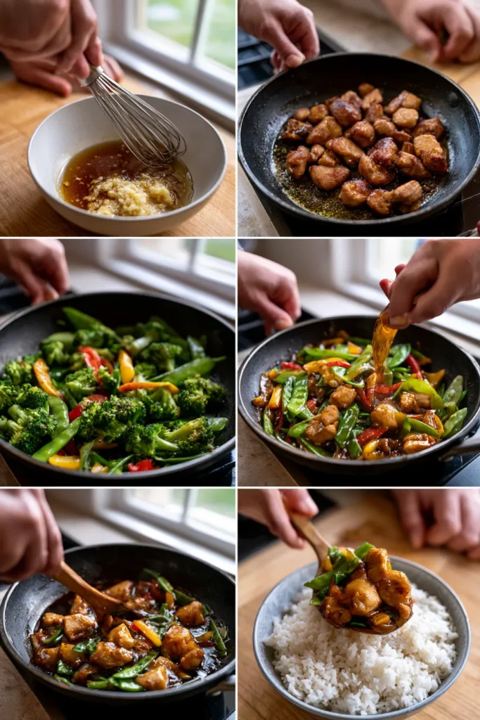 Honey Garlic Chicken Stir-Fry