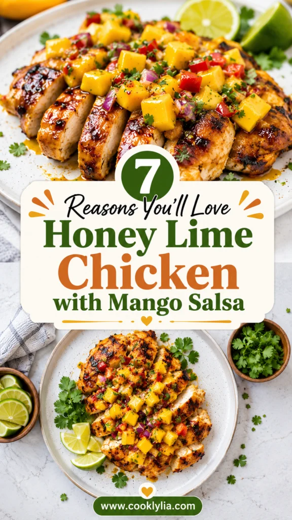 Honey Lime Chicken with Mango Salsa