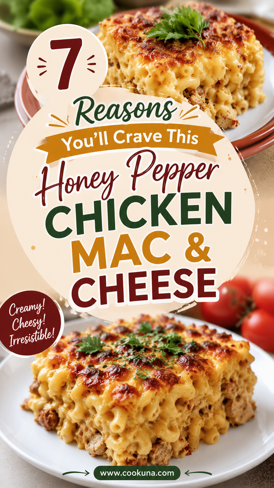 Honey Pepper Chicken Mac and Cheese