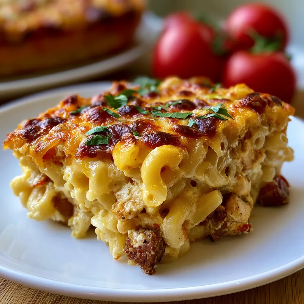 Honey Pepper Chicken Mac and Cheese