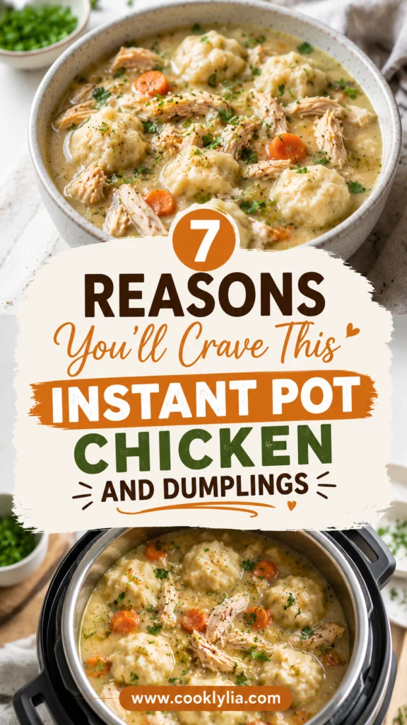 Instant Pot Chicken and Dumplings