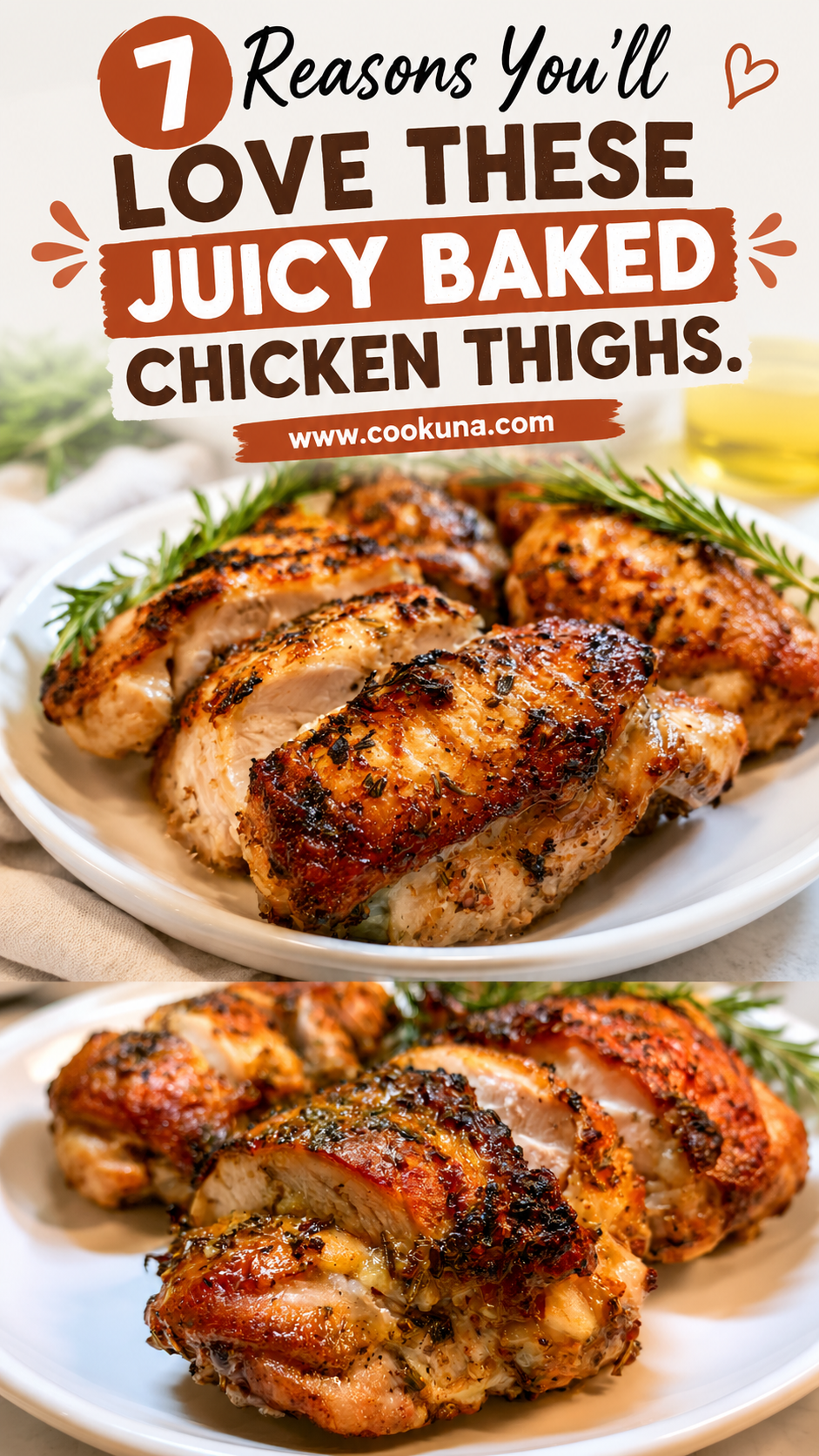Juicy Baked Chicken Thighs