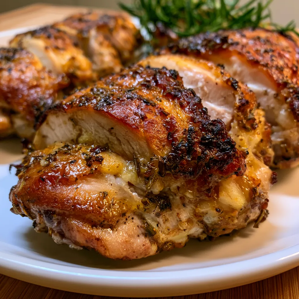 Juicy Baked Chicken Thighs