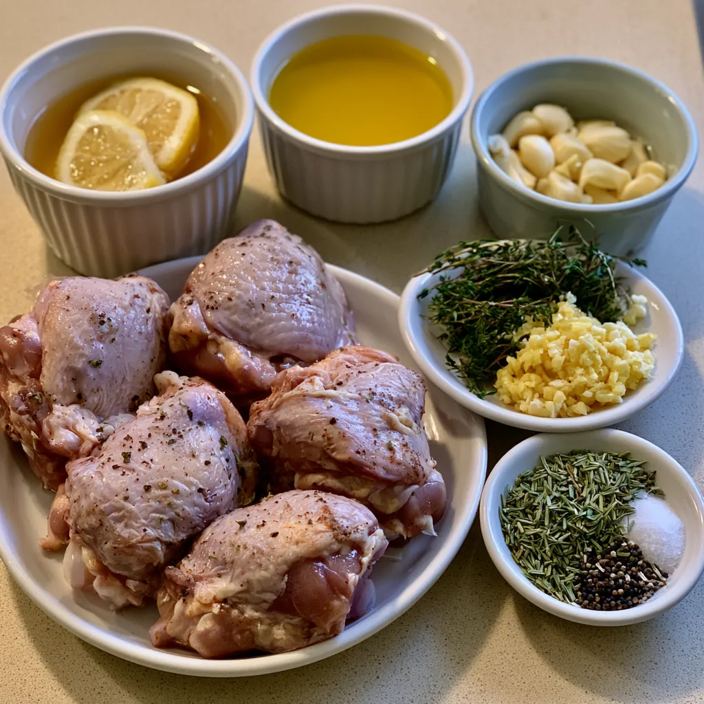 Juicy Baked Chicken Thighs