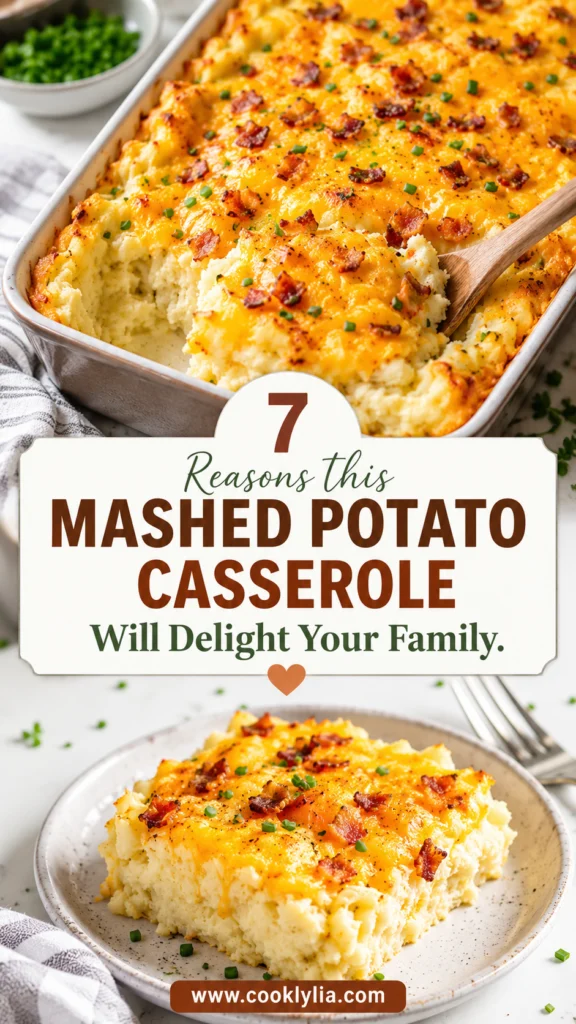 Mashed Potato Casserole with Chicken Strips