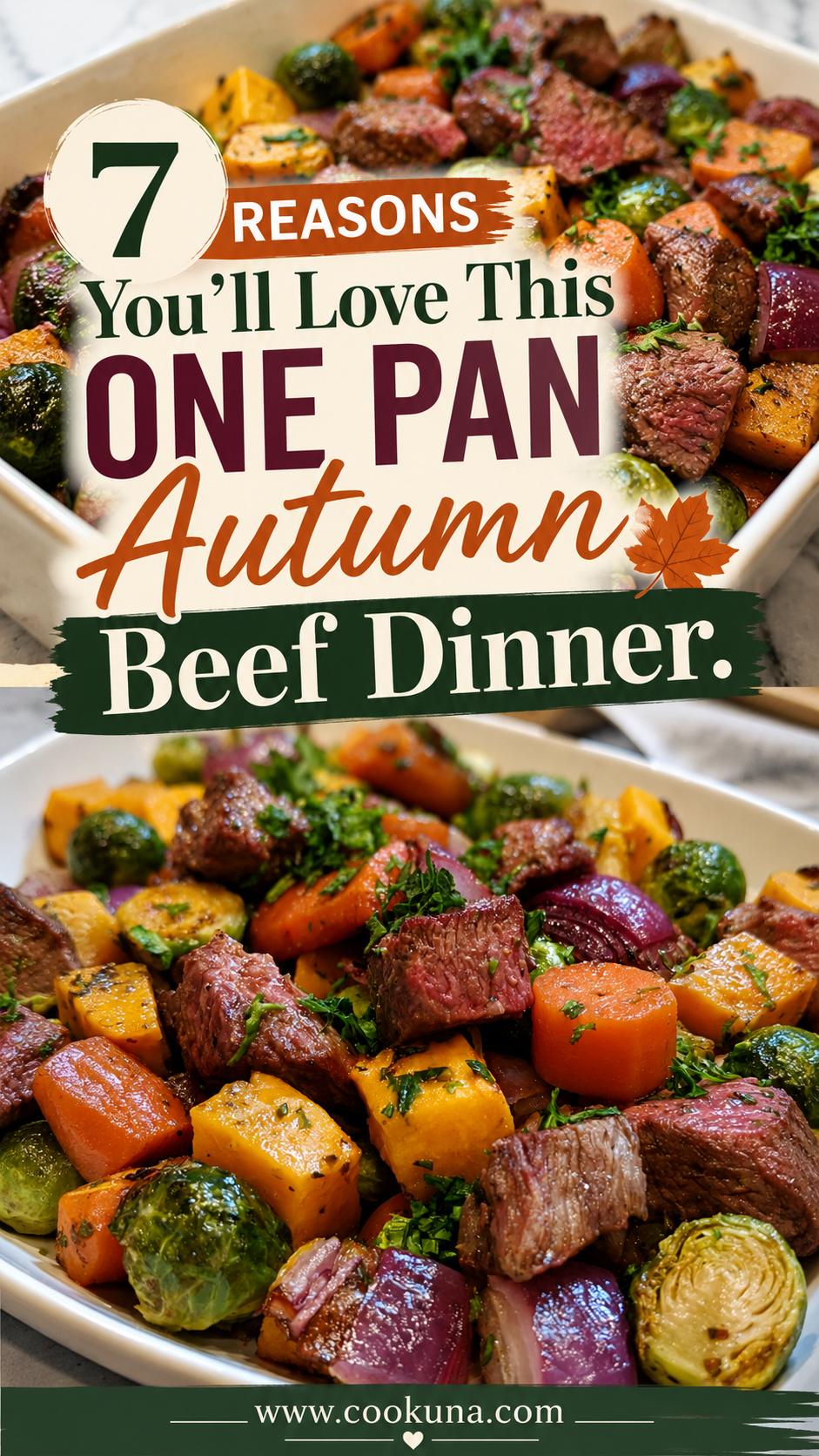One Pan Autumn Beef Dinner