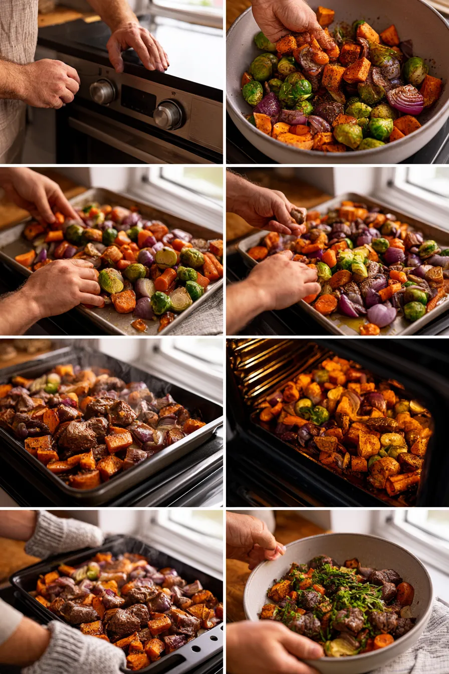One Pan Autumn Beef Dinner