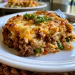 One Pan Beef & Rice Casserole