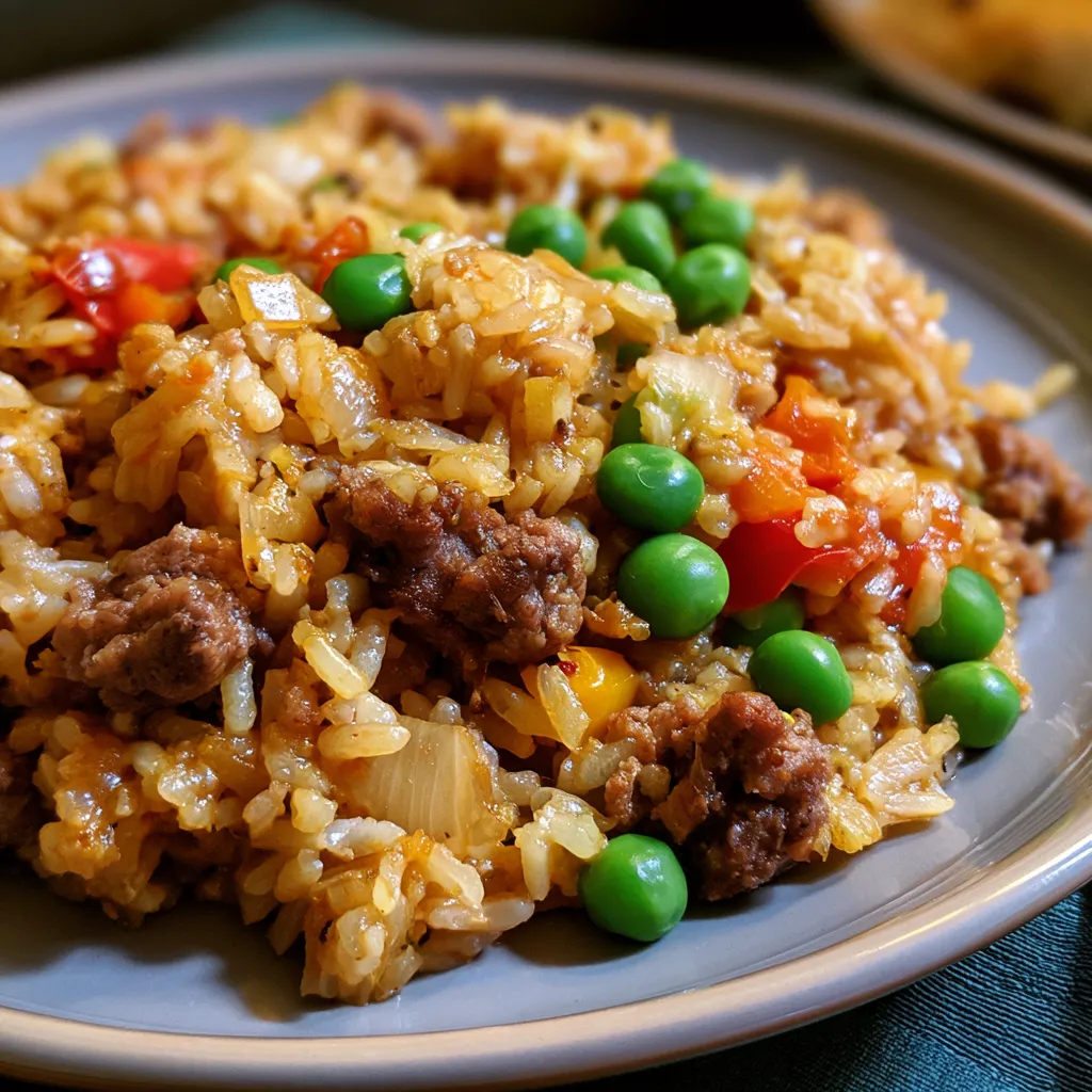 One Pot Beef and Rice Recipe