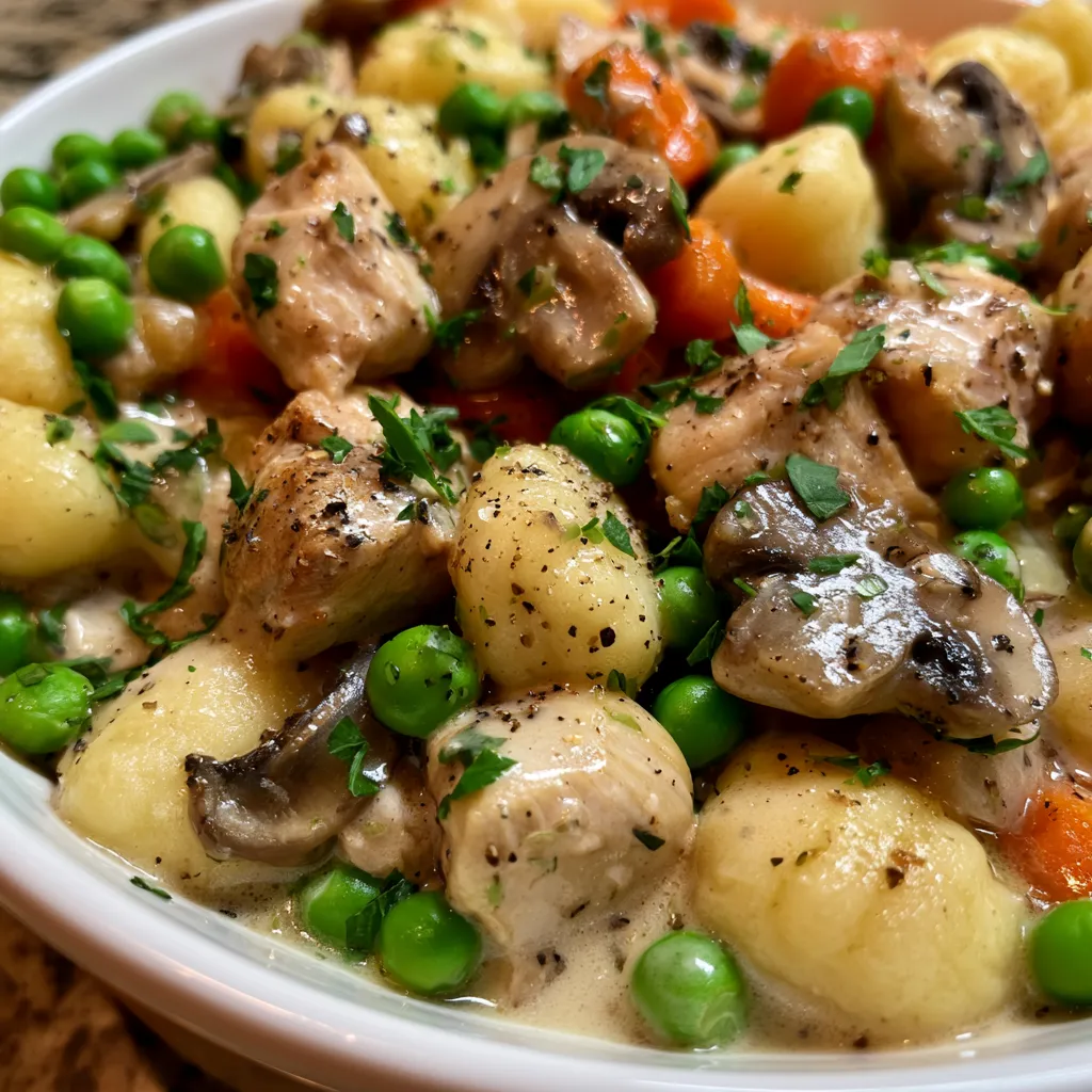 One Pot Chicken Gnocchi