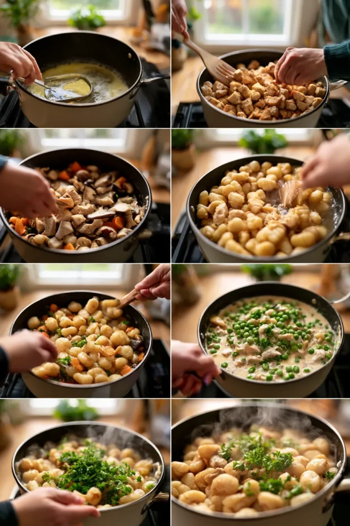 One Pot Chicken Gnocchi
