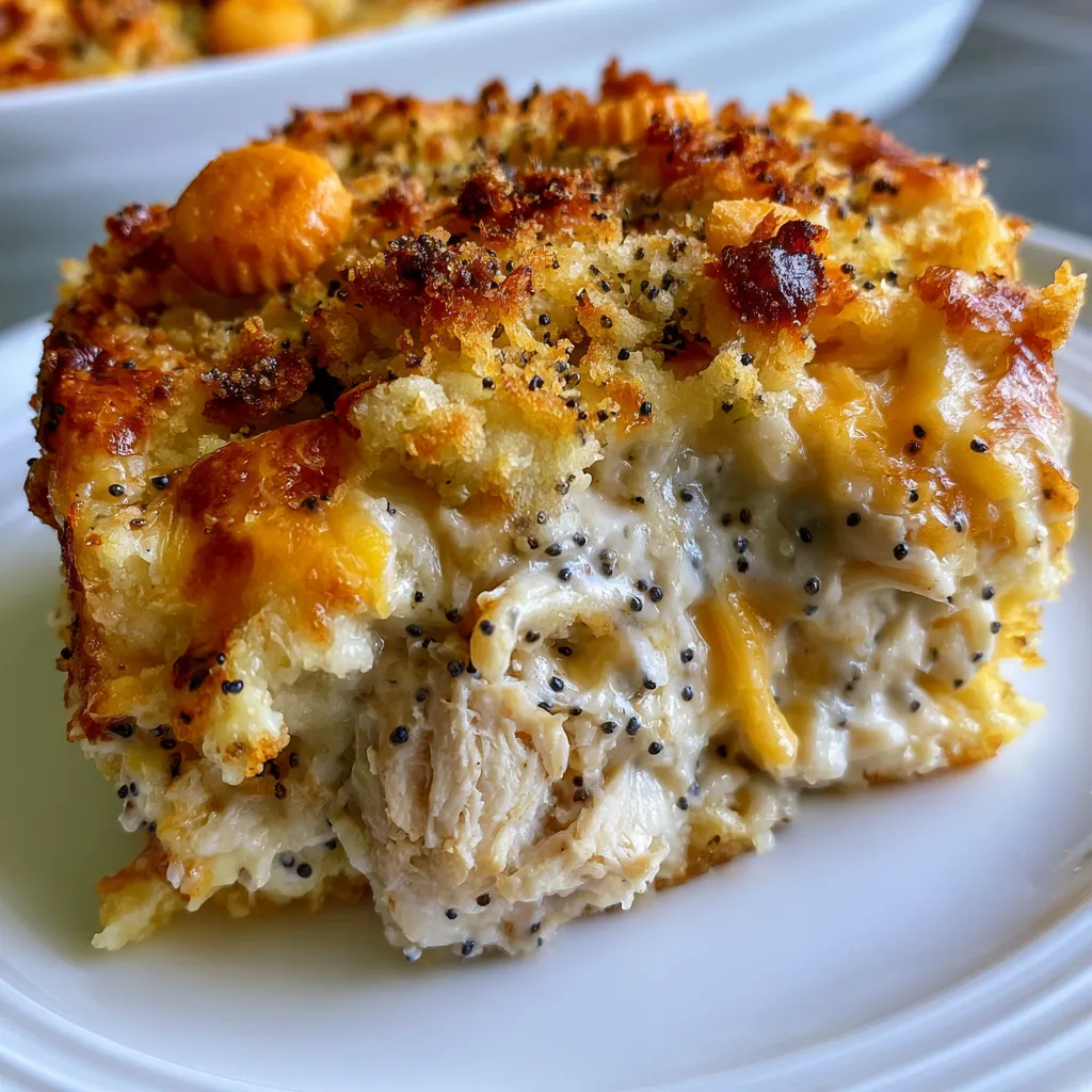 Poppy Seed Chicken Casserole