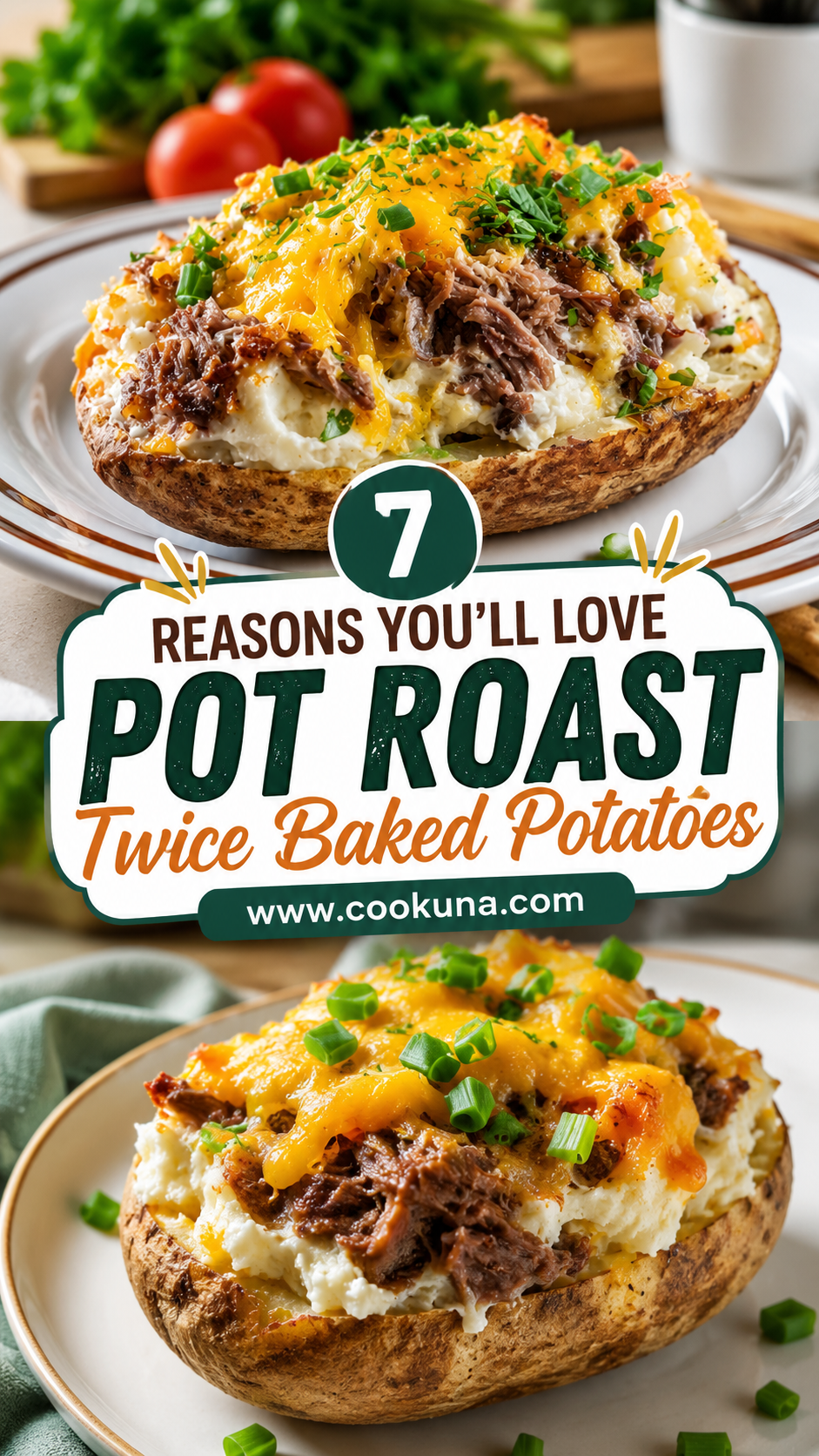 Pot Roast Twice Baked Potato