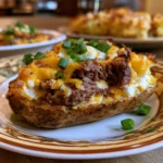 Pot Roast Twice Baked Potato
