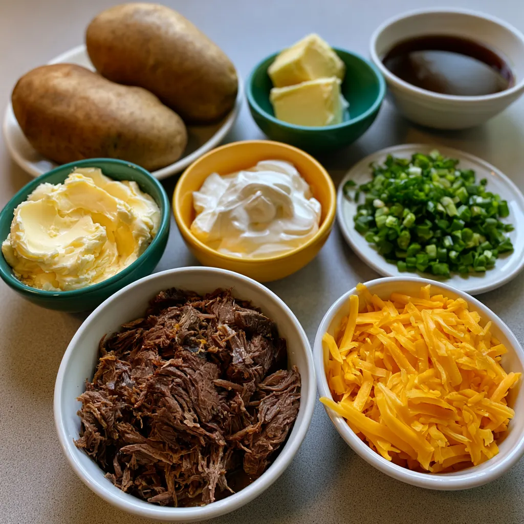 Pot Roast Twice Baked Potato
