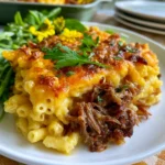 Pulled Beef Mac and Cheese