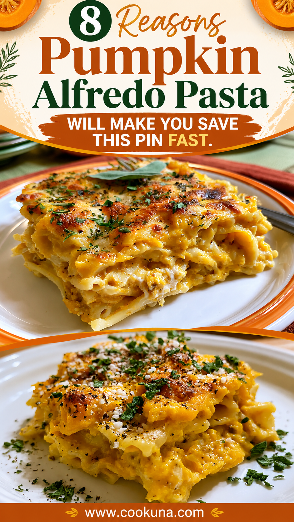 Pumpkin Alfredo Pasta