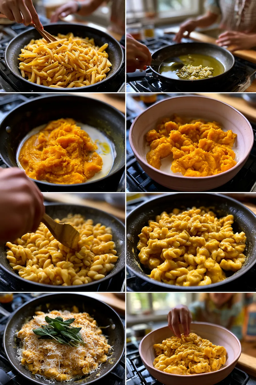 Pumpkin Alfredo Pasta