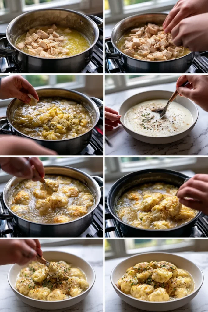 Quick and Easy Chicken and Dumplings