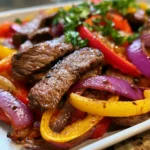 Sheet Pan Beef Fajitas