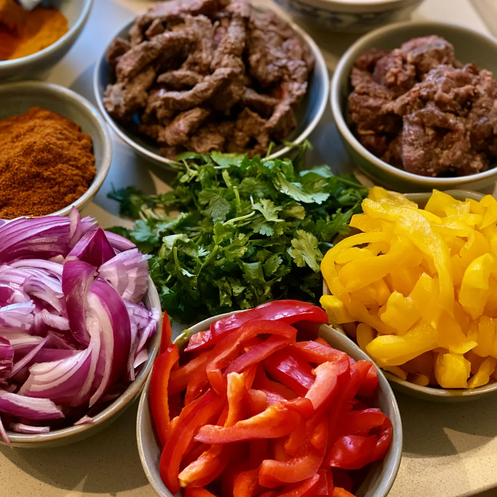 Sheet Pan Beef Fajitas