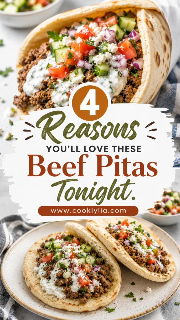 Sheet Pan Beef Pitas with Herby Ranch