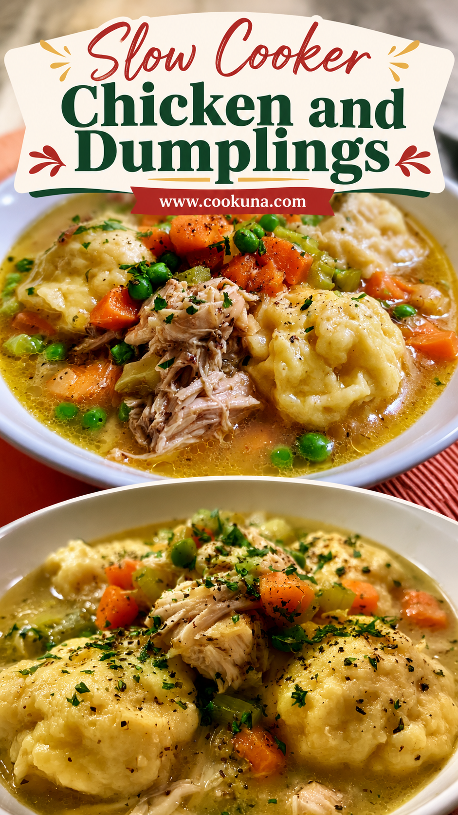 Slow Cooker Chicken and Dumplings