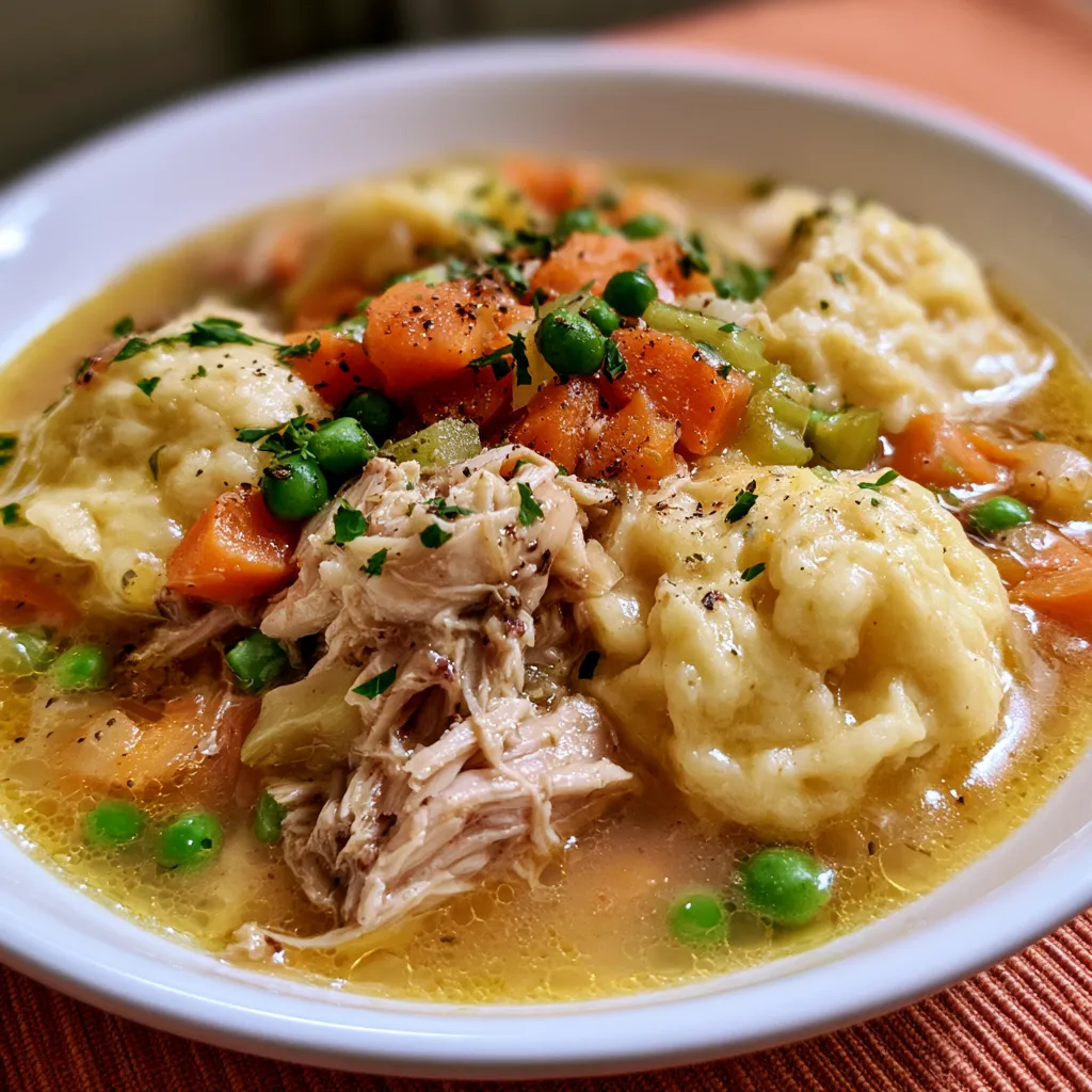 Slow Cooker Chicken and Dumplings