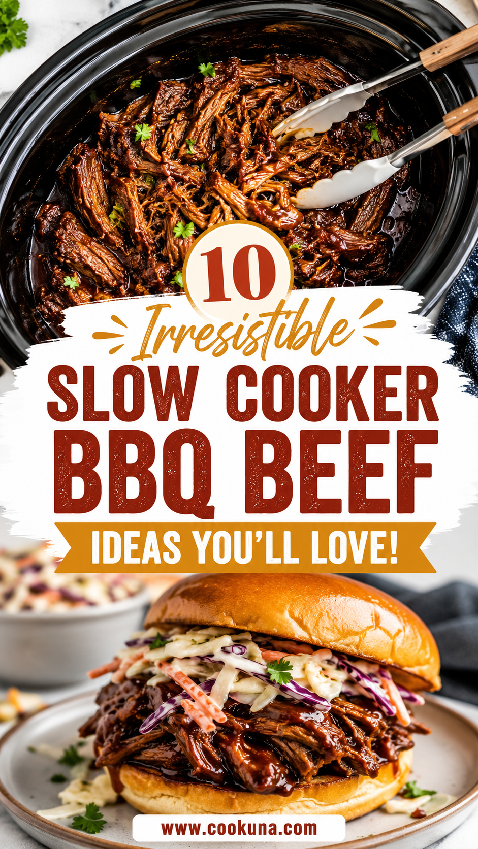 Slow Cooker Shredded BBQ Beef Recipe