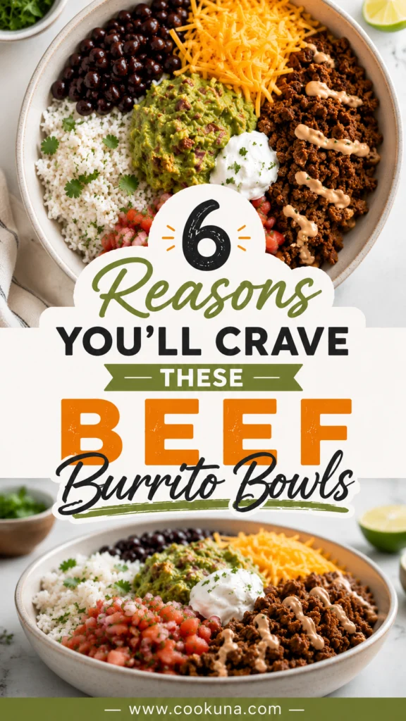 Southwest Beef Burrito Bowls