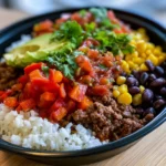 Southwest Beef Burrito Bowls
